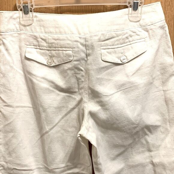 George | Women’s Modern Fit White Casual Office Capris Pants Size 8 - Picture 6 of 12